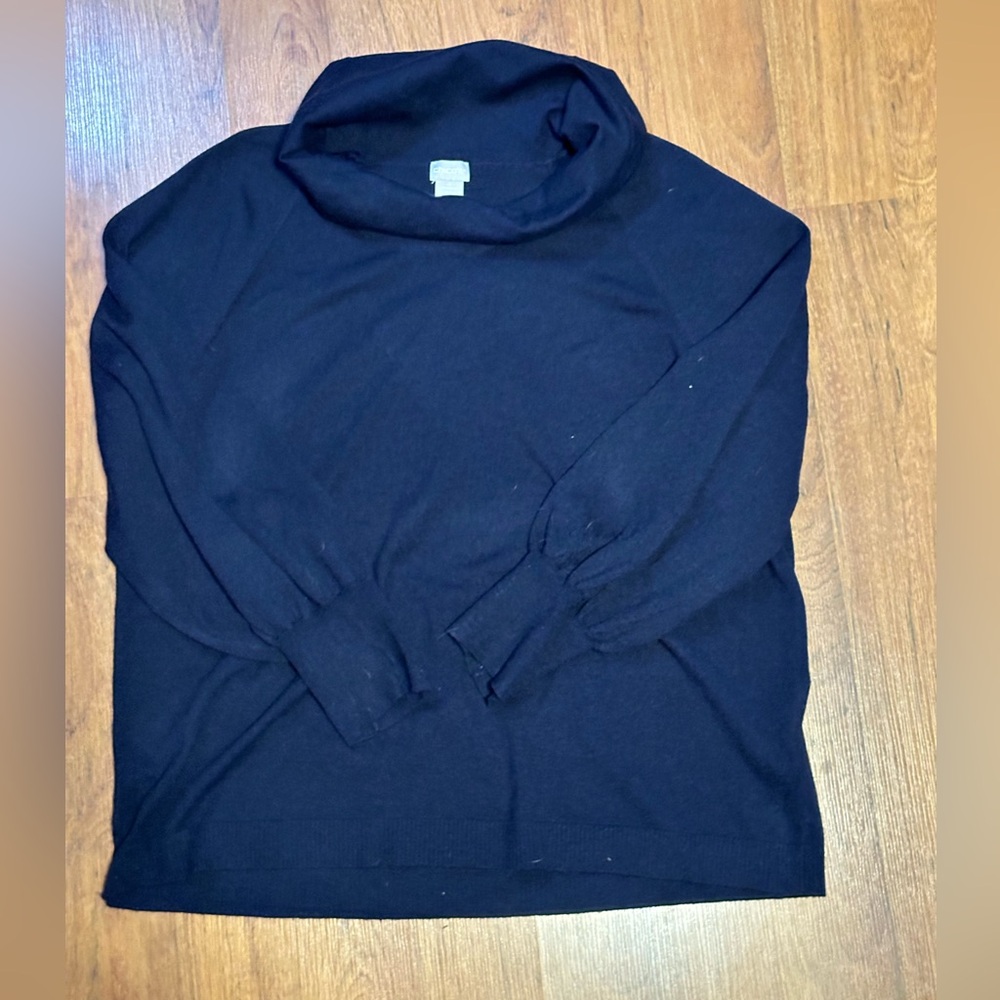Blue Turtle Neck Sweater - Chicos - Size XXL